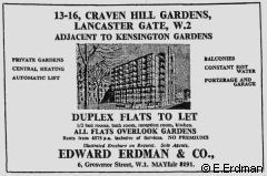 Advert for Hector House / Corringham flats (The Times, May 14th 1964) (click for larger image)